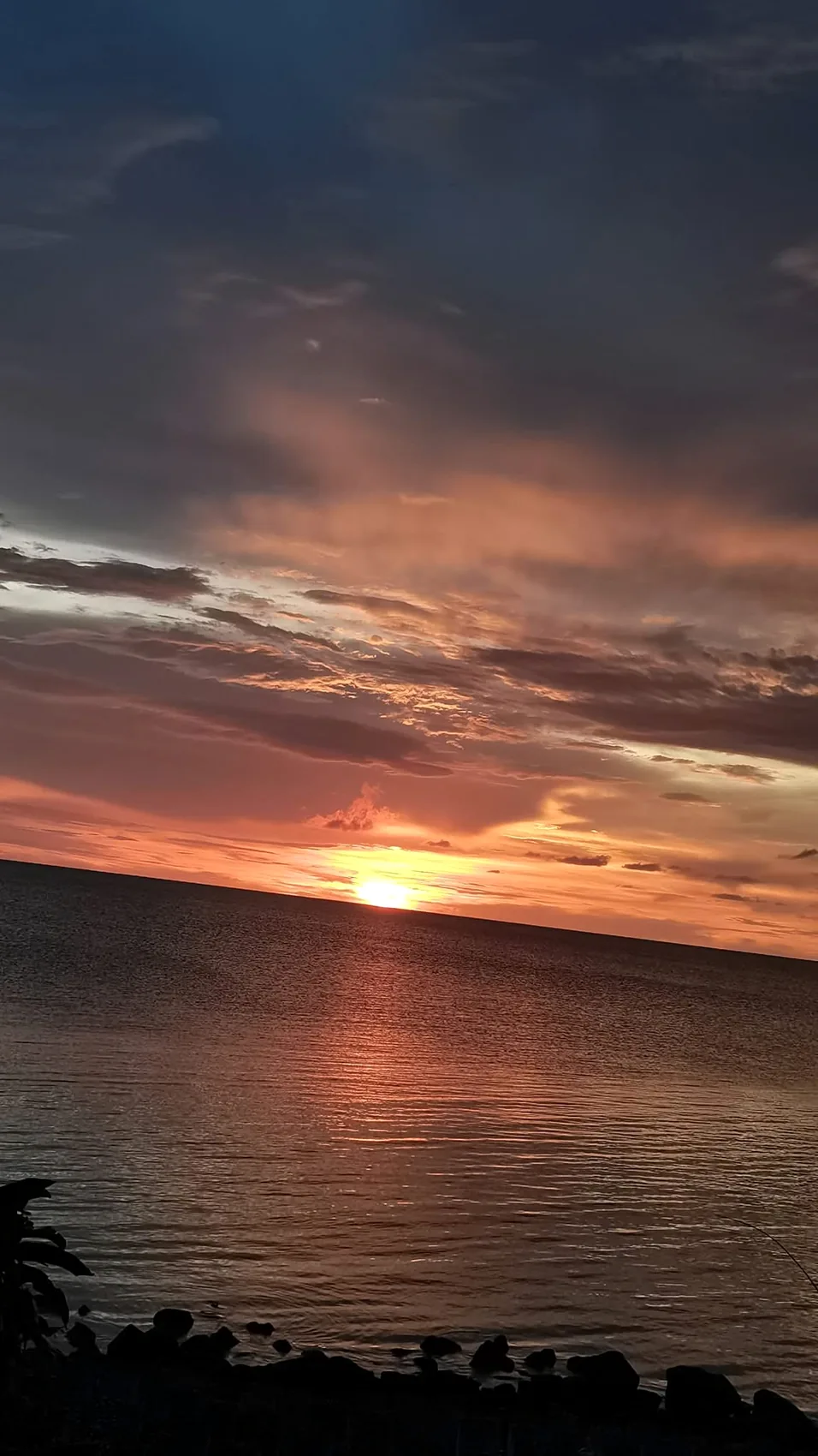 角头海边夕阳